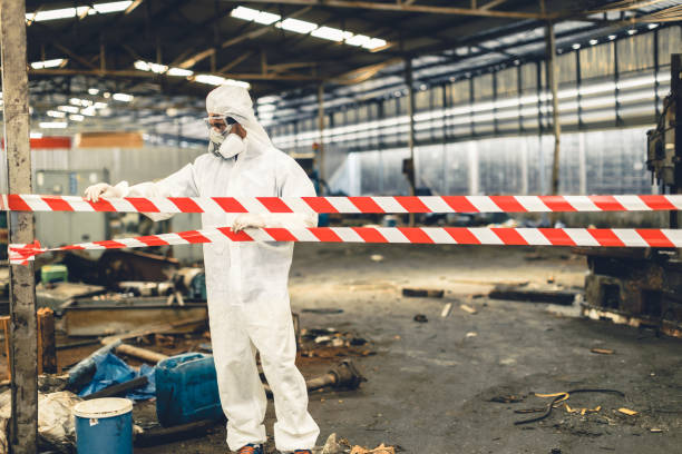 Professional Trauma Scene Cleanup technician working in North Bend, OR